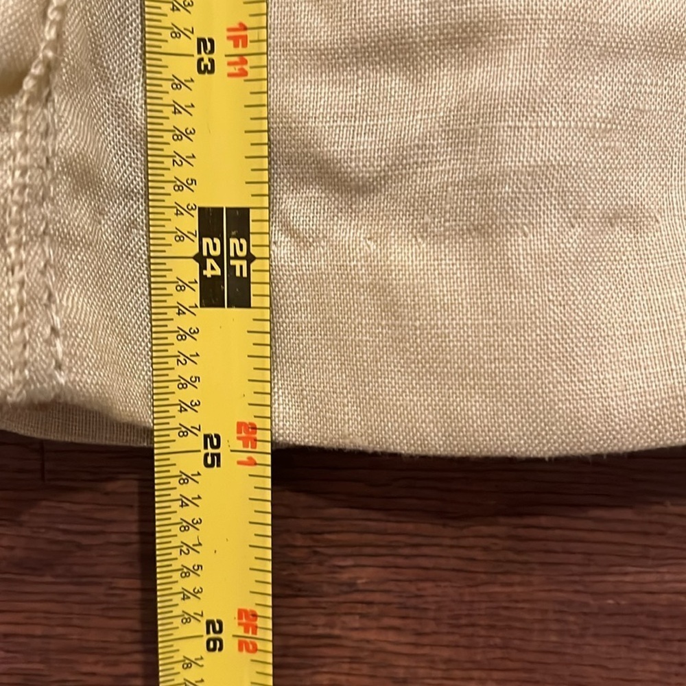 Edward Green Linen Skirt Size 4 - Picture 8 of 8